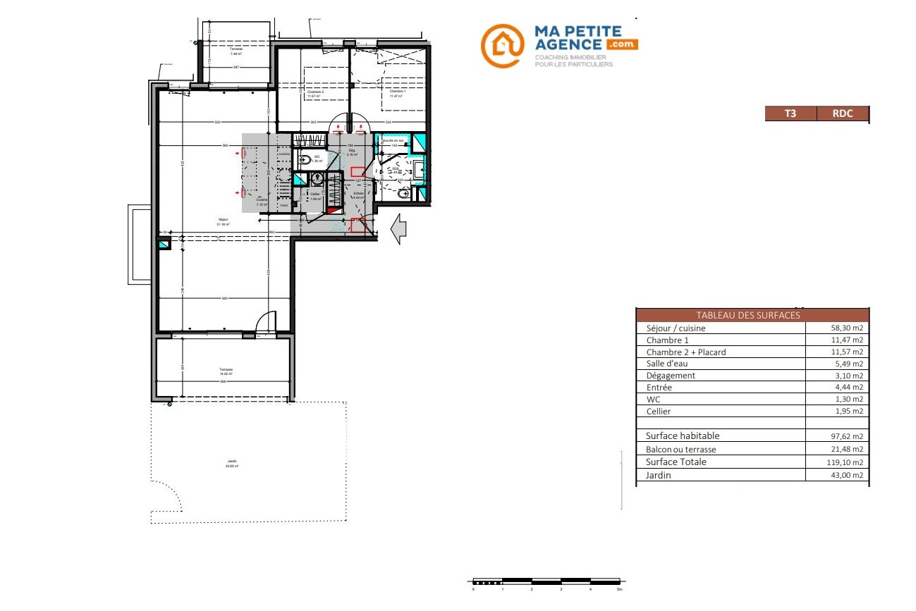 Appartement à vendre à Capbreton 98 m² 825 000 € | Ma Petite Agence
