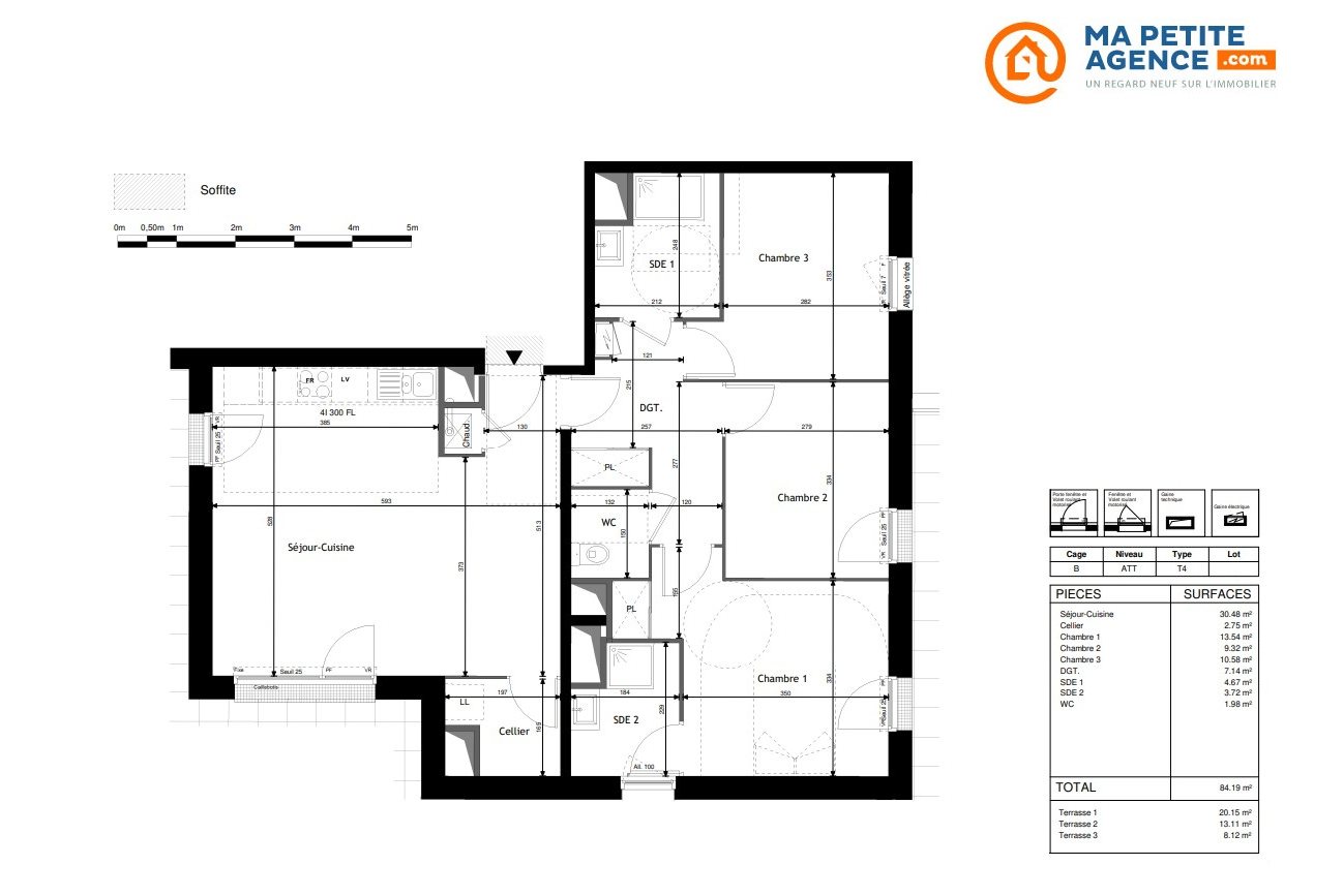 Appartement à vendre à Joué-lès-Tours 84 m² 345 000 € | Ma Petite Agence