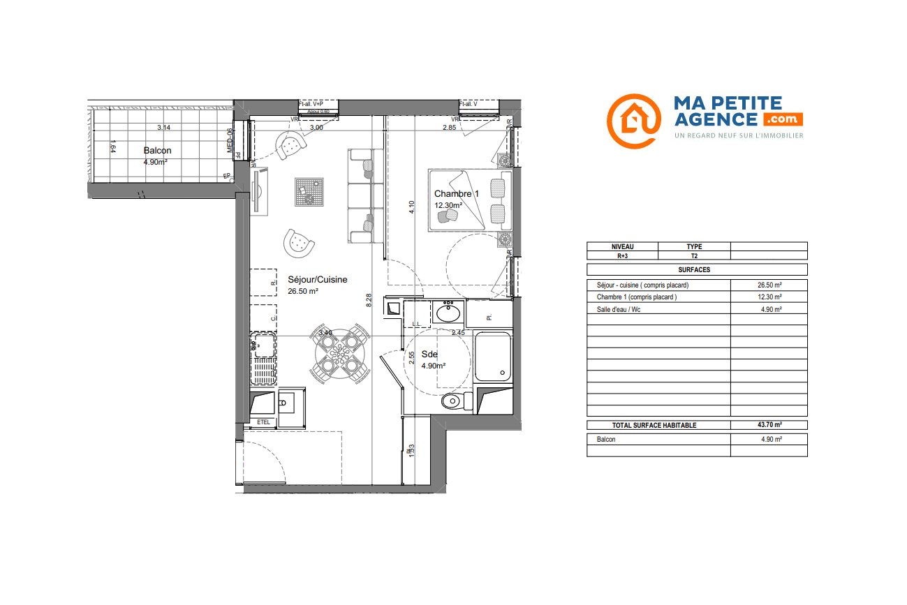 Appartement à vendre à NIEUL SUR MER 43 m² 253 000 € | Ma Petite Agence