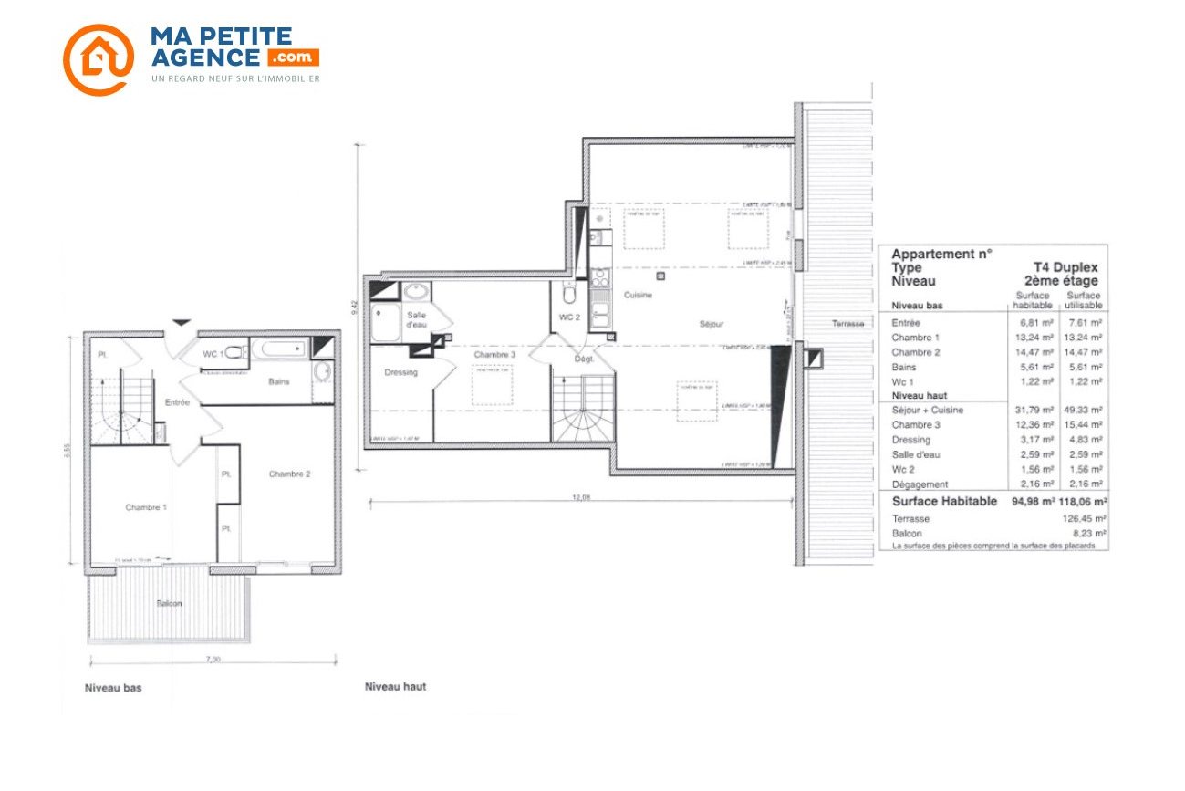 Appartement à vendre à Saint-Orens-de-Gameville 95 m² 455 900 € | Ma Petite Agence