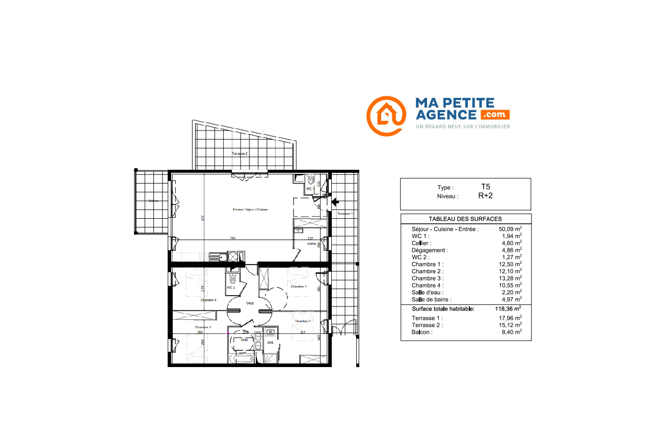 Appartement à vendre à Vendargues 118 m² 554 000 € | Ma Petite Agence