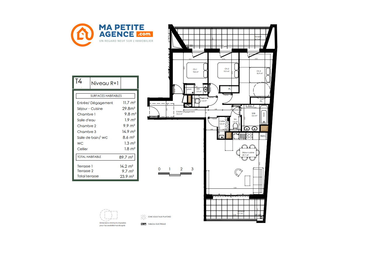 Appartement à vendre à Pessac 88 m² 489 000 &euro; | Ma Petite Agence
