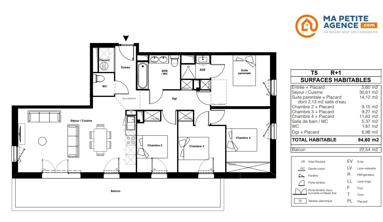 Appartement à vendre à Toulouse 95 m² 449 900 € | Ma Petite Agence