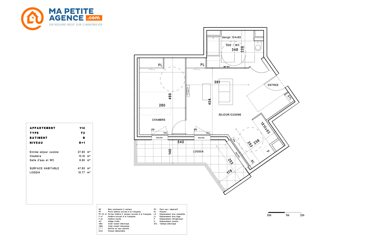 Appartement à vendre à Montpellier 48 m² 211 000 € | Ma Petite Agence