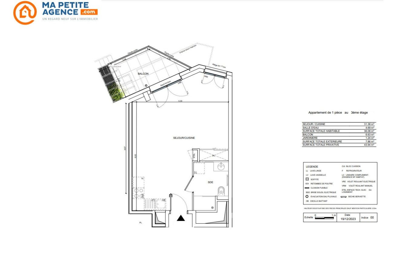 Appartement à vendre à Annecy 31 m² 285 000 € | Ma Petite Agence