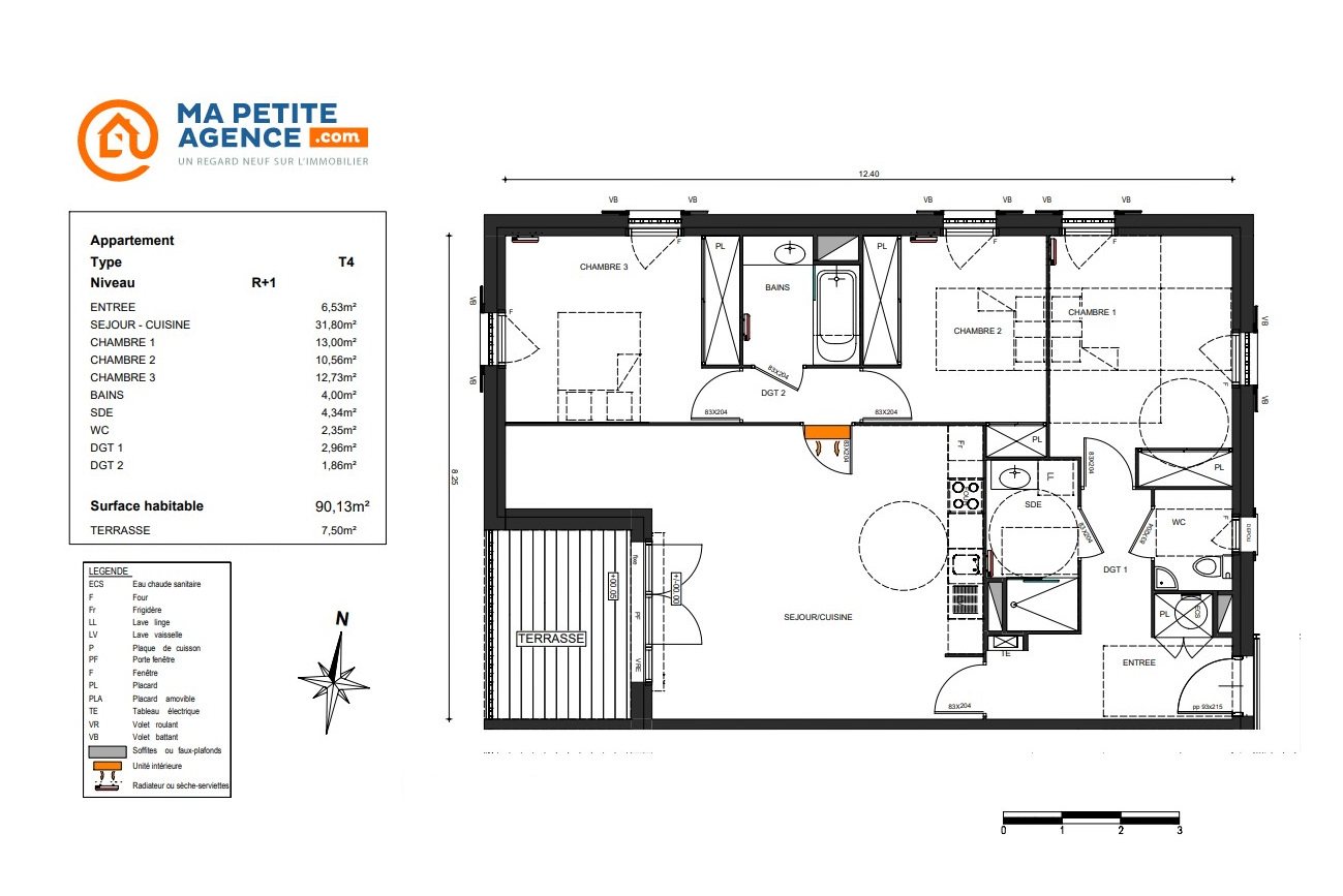 Appartement à vendre à Soorts-Hossegor 90 m² 650 000 &euro; | Ma Petite Agence