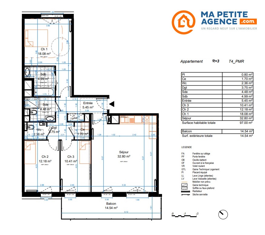 Appartement à vendre à Marcq-en-Barœul 97 m² 632 000 € | Ma Petite Agence