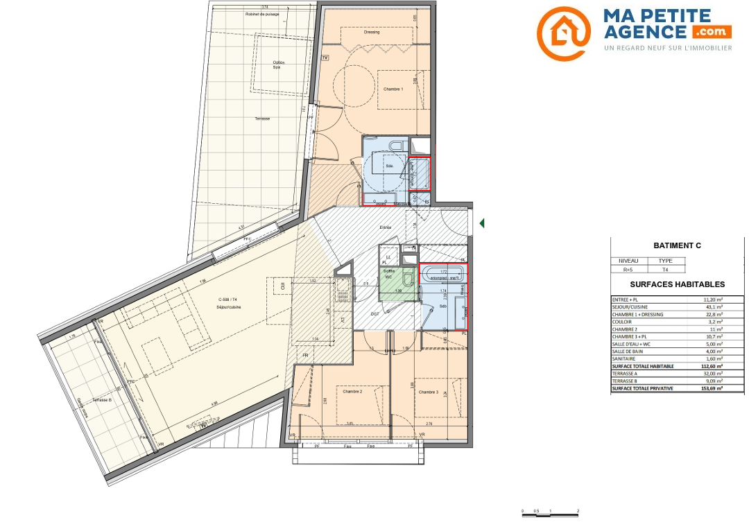 Appartement à vendre à Lattes 113 m² 880 000 € | Ma Petite Agence