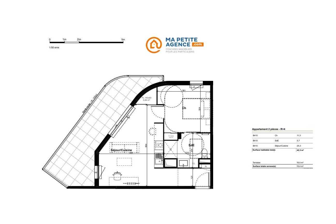 Appartement à vendre à Montpellier 42 m² 260 000 € | Ma Petite Agence