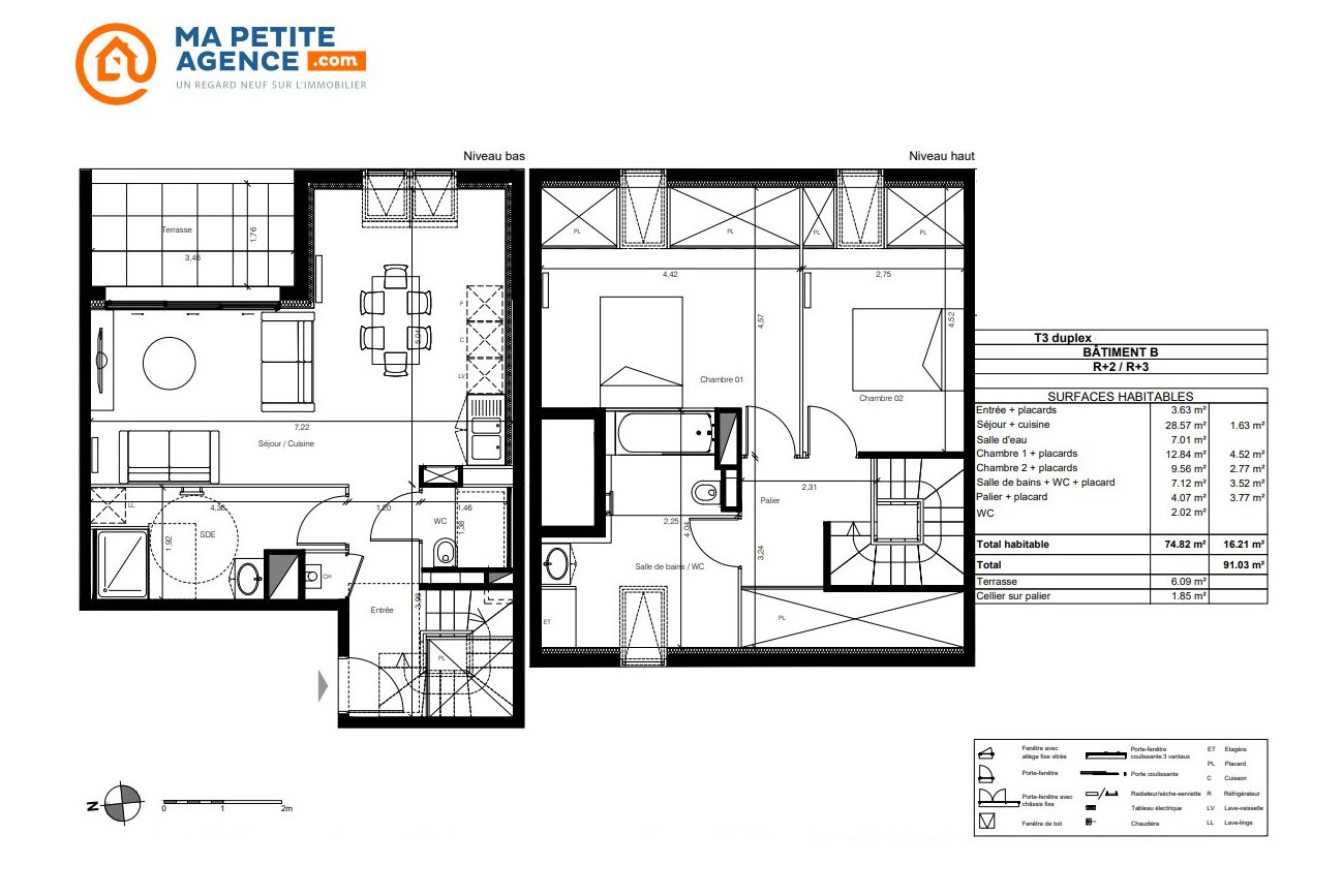 Appartement à vendre à BORDEAUX 74 m² 383 000 € | Ma Petite Agence