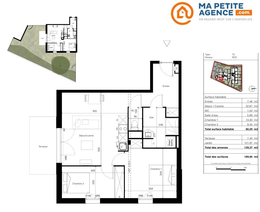 Appartement à vendre à Tournefeuille 90 m² 415 000 € | Ma Petite Agence