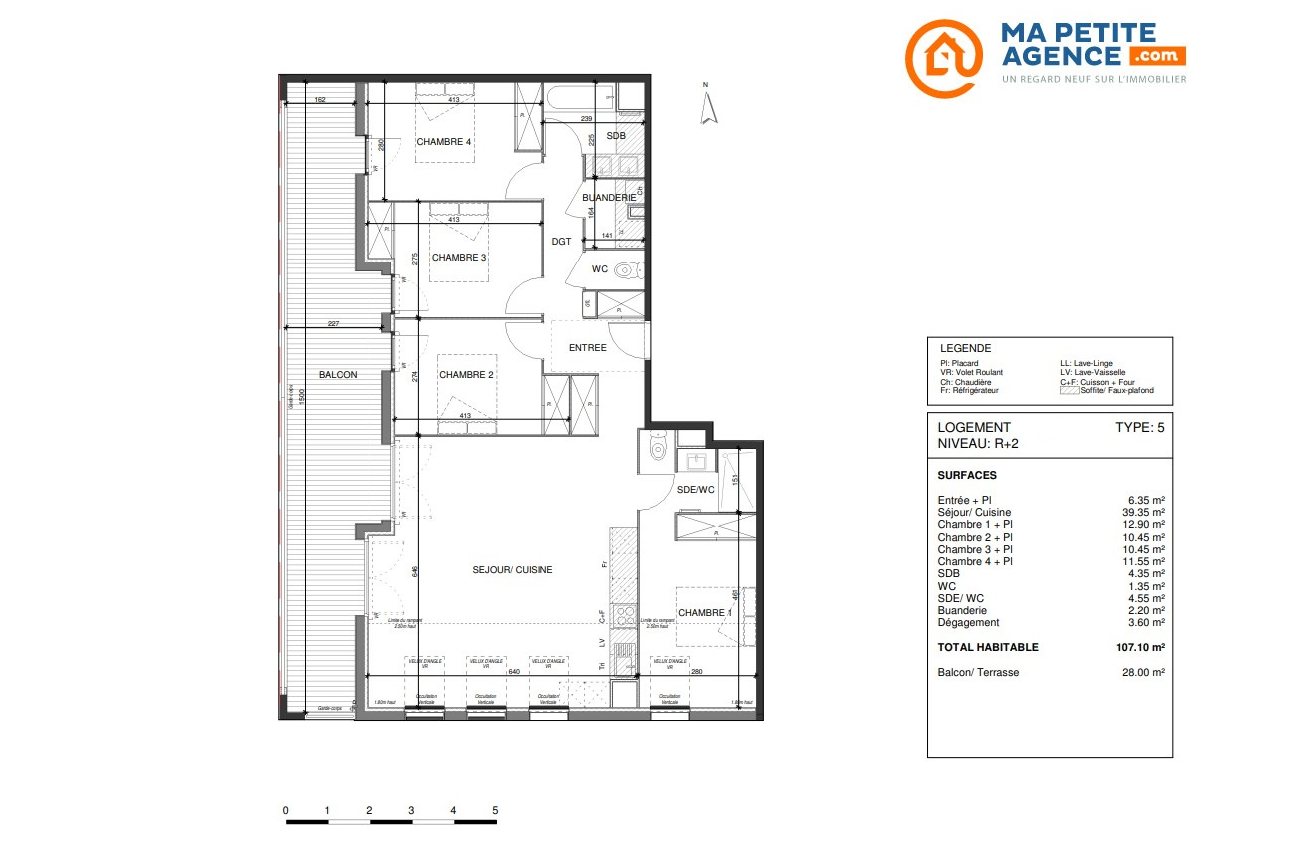 Appartement à vendre à Escalquens 107 m² 445 000 € | Ma Petite Agence