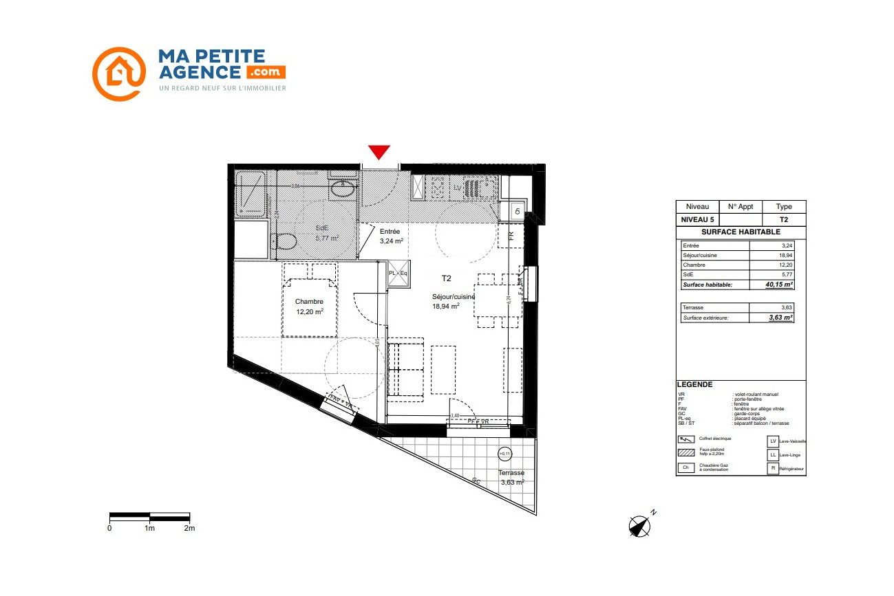 Appartement à vendre à Toulouse 40 m² 141 167 € | Ma Petite Agence
