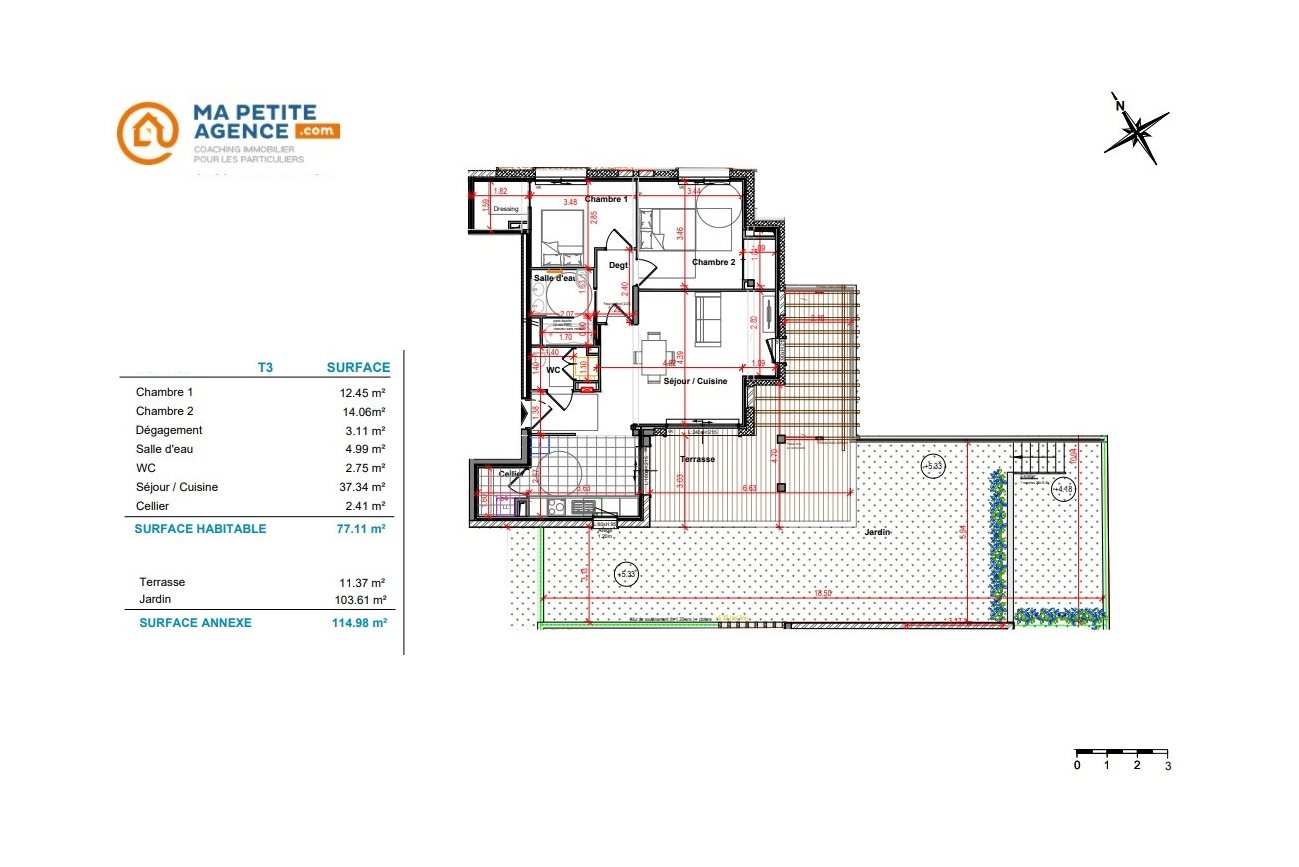 Appartement à vendre à Capbreton 77 m² 800 000 &euro; | Ma Petite Agence