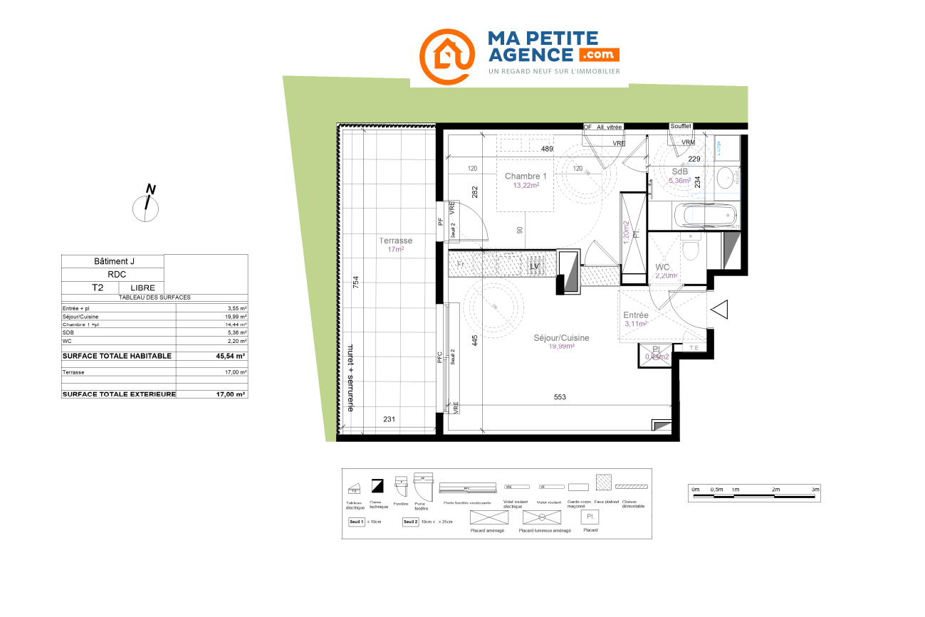 Appartement à vendre à Crès 47 m² 219 000 € | Ma Petite Agence