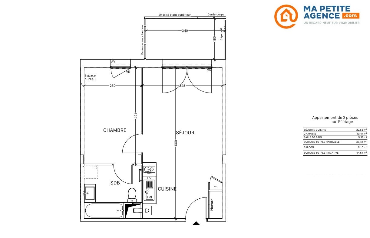 Appartement à vendre à Tournefeuille 38 m² 160 417 € | Ma Petite Agence