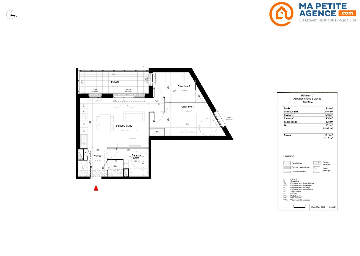 Appartement à vendre à Toulouse 65 m² 265 000 € | Ma Petite Agence