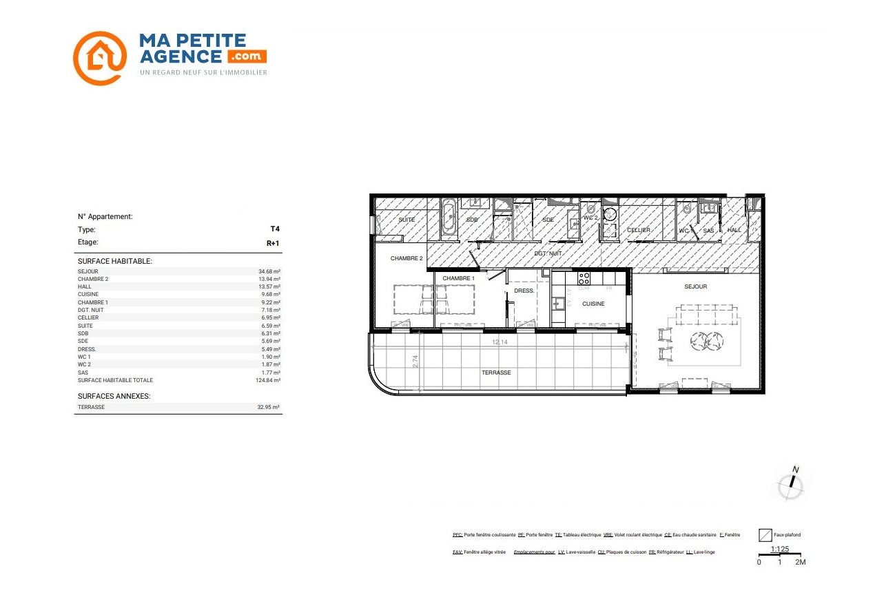 Appartement à vendre à Baillargues 125 m² 630 000 € | Ma Petite Agence