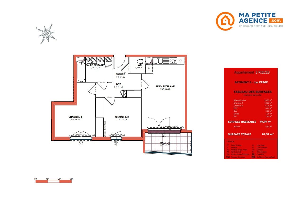 Appartement à vendre à Castanet-Tolosan 60 m² 269 400 € | Ma Petite Agence