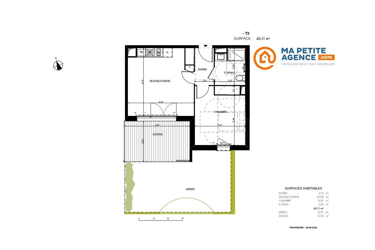 Appartement à vendre à Muret 43 m² 165 000 € | Ma Petite Agence