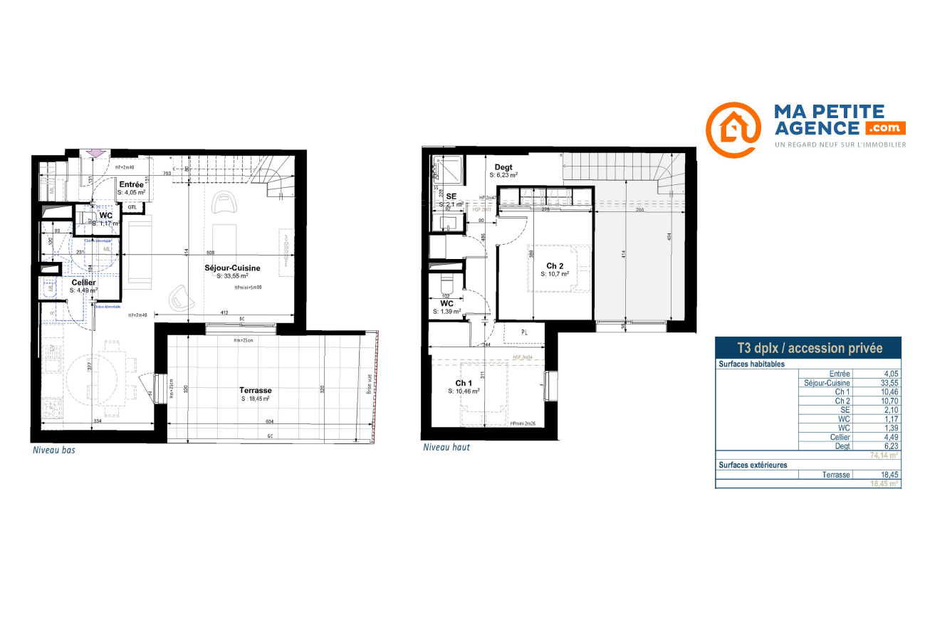 Appartement à vendre à La Rochelle 78 m² 470 000 &euro; | Ma Petite Agence