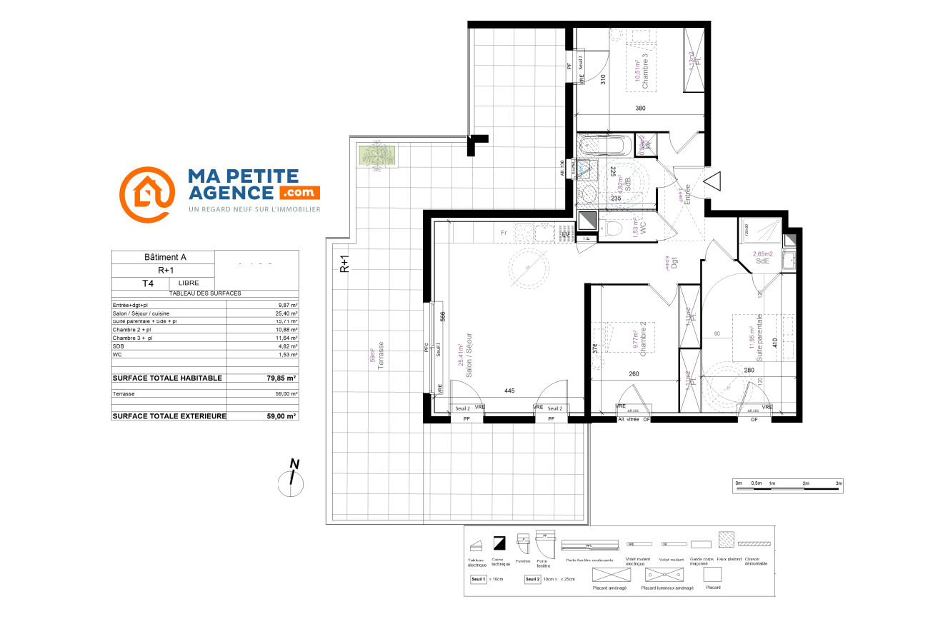 Appartement à vendre à Crès 80 m² 435 000 &euro; | Ma Petite Agence