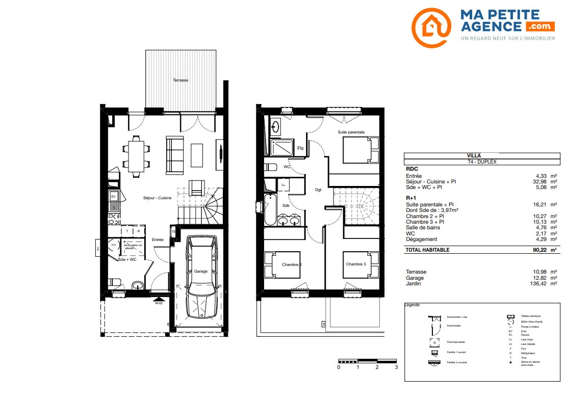 Maison à vendre à Pessac 90 m² 434 900 &euro; | Ma Petite Agence