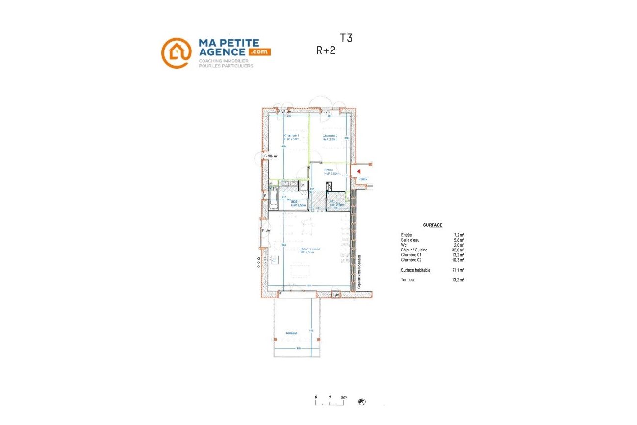 Appartement à vendre à Ambarès-et-Lagrave 71 m² 235 000 &euro; | Ma Petite Agence