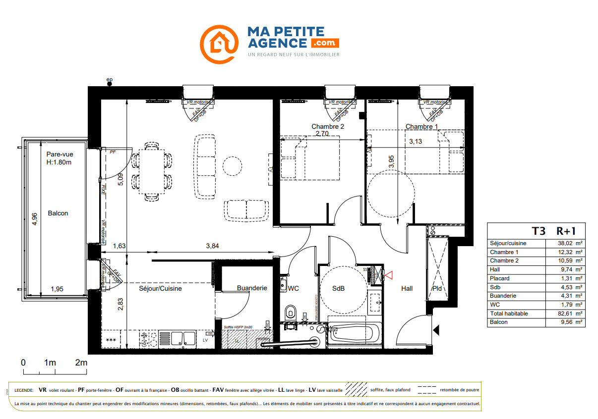 Appartement à vendre à Cysoing 82 m² 345 000 &euro; | Ma Petite Agence