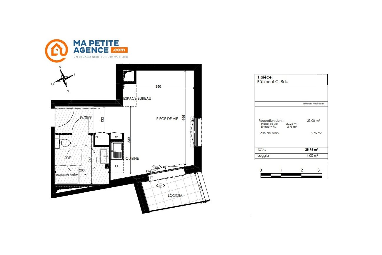Appartement à vendre à Plombières-lès-Dijon 28 m² 144 000 € | Ma Petite Agence