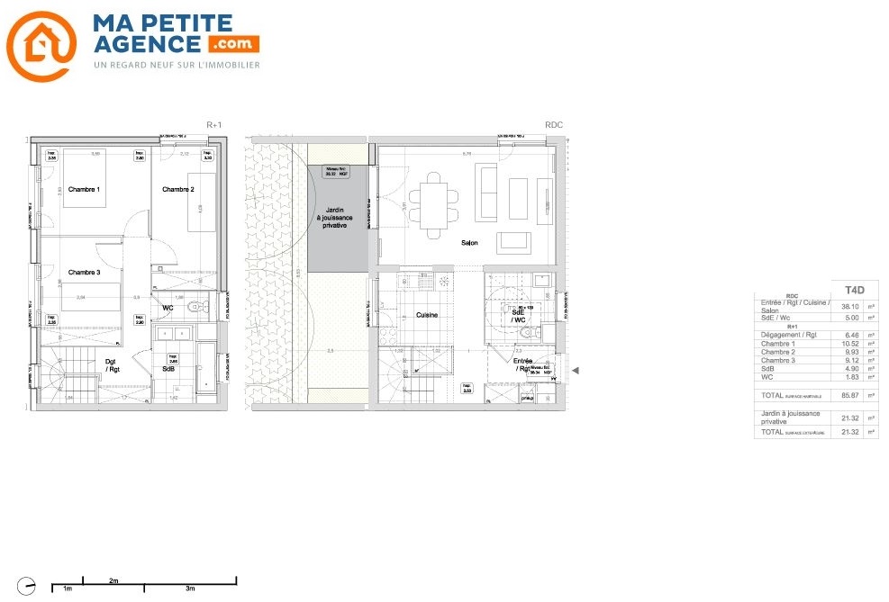 Appartement à vendre à Mérignac 86 m² 370 000 € | Ma Petite Agence