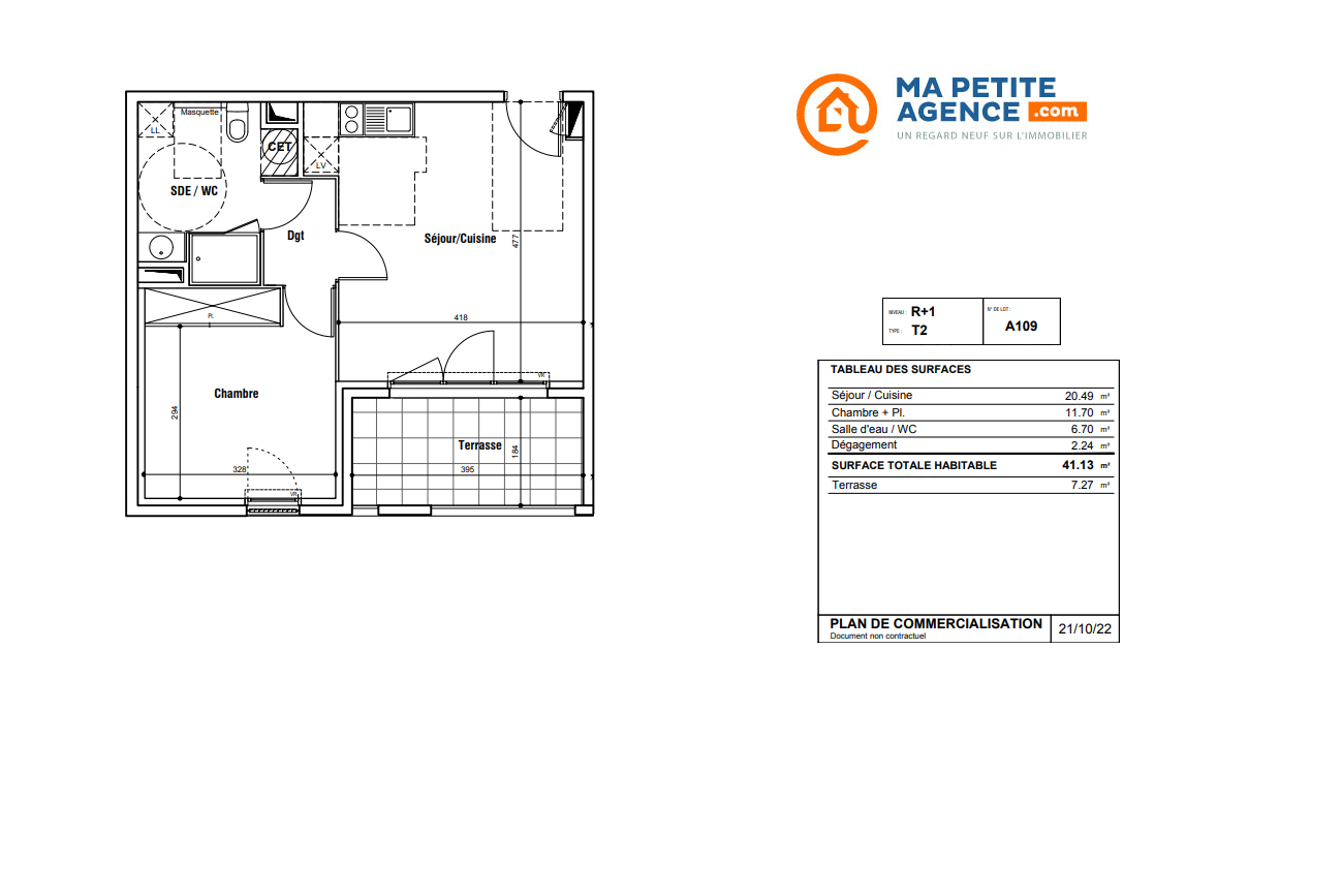 Appartement à vendre à Lunel 41 m² 178 471 &euro; | Ma Petite Agence