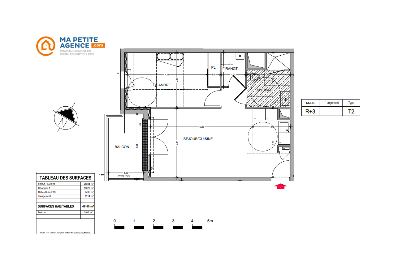 Appartement à vendre à AVRILLE 47 m² 204 900 € | Ma Petite Agence