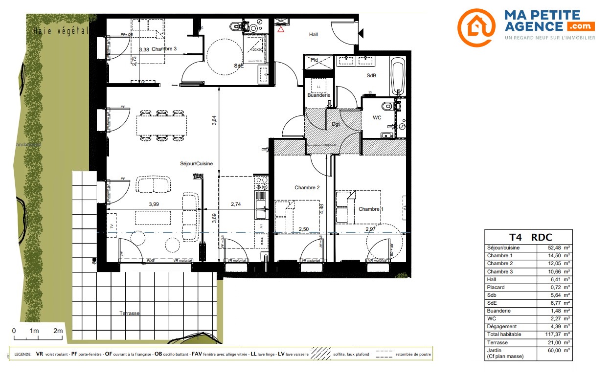 Appartement à vendre à Cysoing 118 m² 475 000 &euro; | Ma Petite Agence