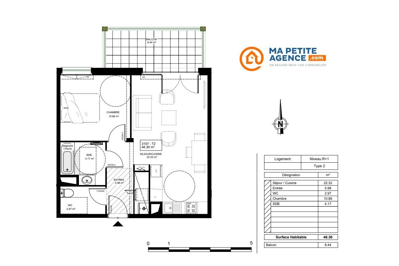 Appartement à vendre à Dax 65 m² 175 000 € | Ma Petite Agence