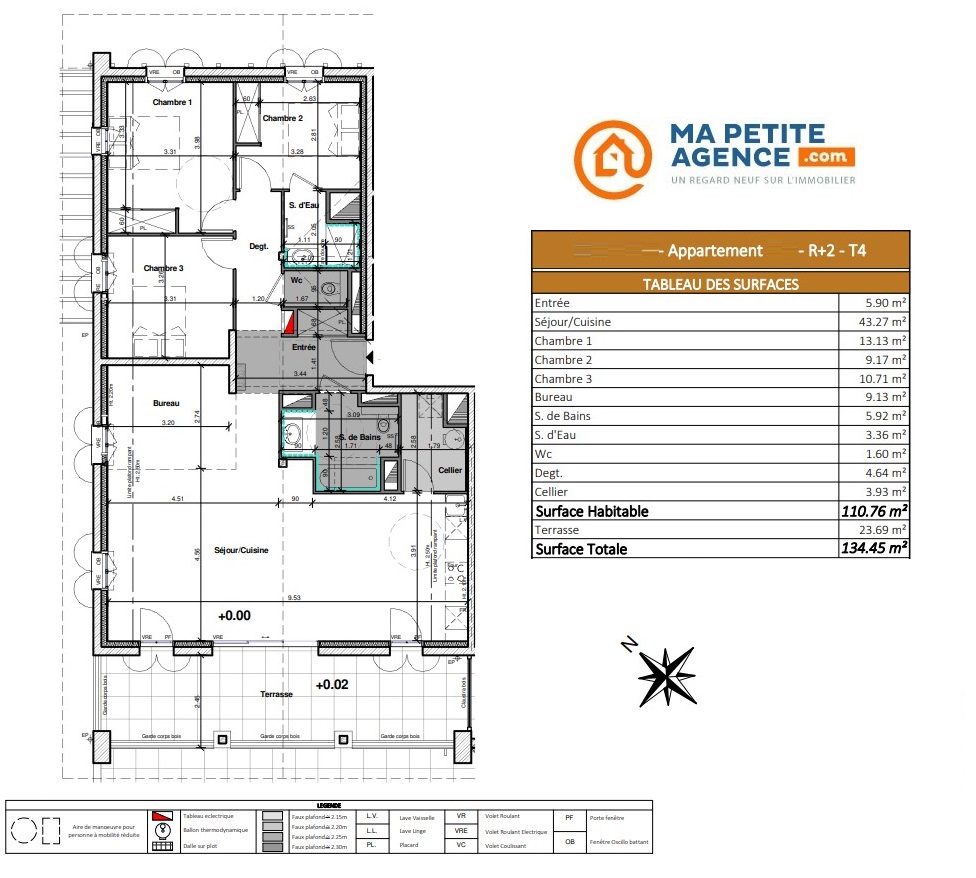 Appartement à vendre à Arcangues 111 m² 810 000 € | Ma Petite Agence