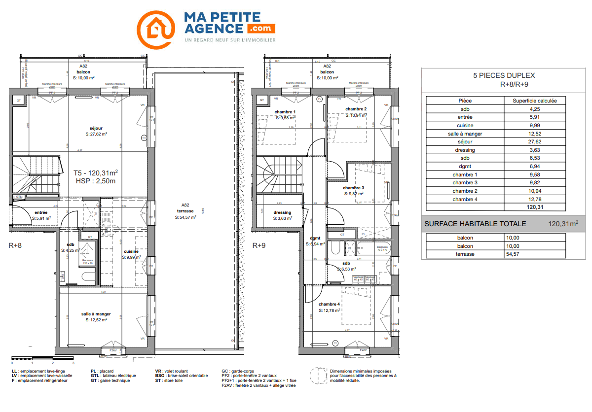 Appartement à vendre à Bordeaux 118 m² 465 958 € | Ma Petite Agence