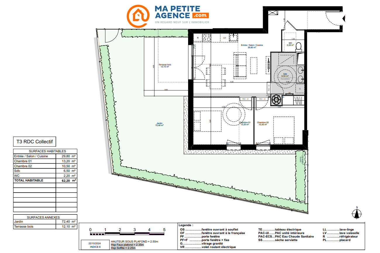 Appartement à vendre à Mérignac 62 m² 370 000 &euro; | Ma Petite Agence