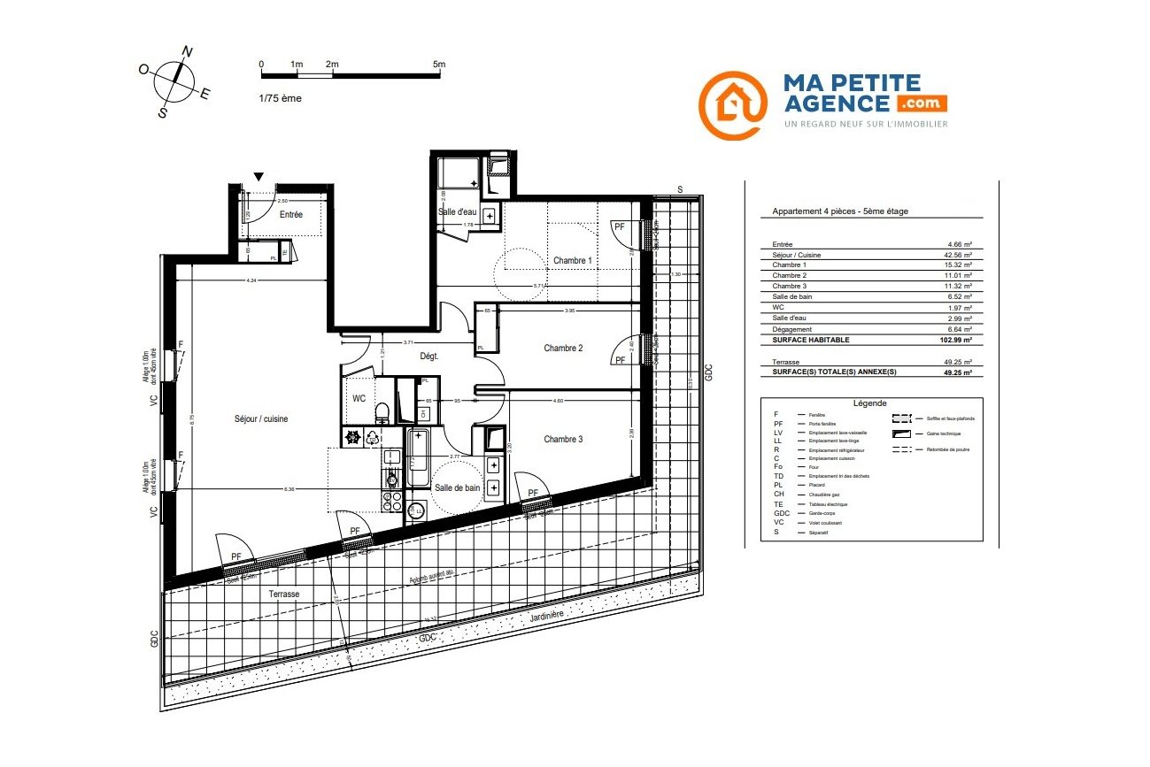 Appartement à vendre à TOULOUSE 103 m² 302 000 € | Ma Petite Agence