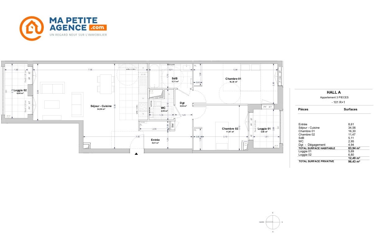 Appartement à vendre à Rochelle 84 m² 735 000 € | Ma Petite Agence
