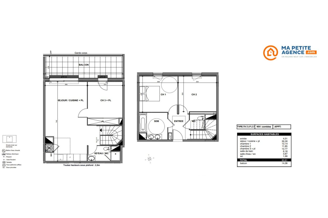 Appartement à vendre à Nîmes 84 m² 329 500 € | Ma Petite Agence