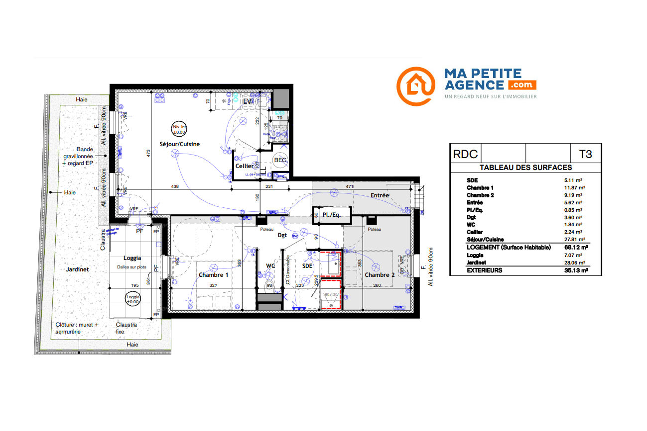 Appartement à vendre à Rochelle 68 m² 375 000 € | Ma Petite Agence