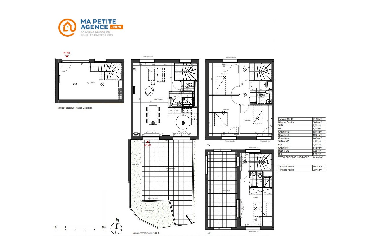 Appartement à vendre à Reignier 81 m² 435 000 &euro; | Ma Petite Agence