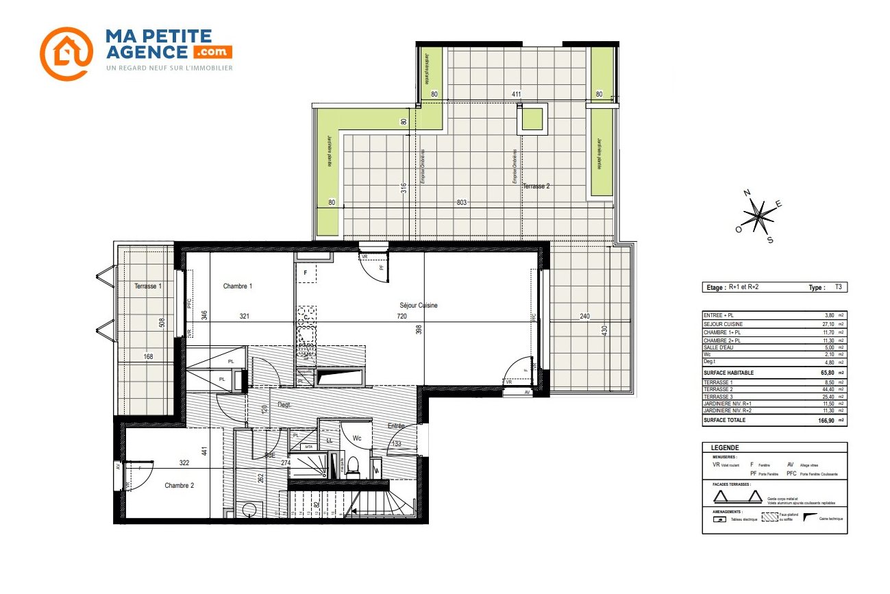 Appartement à vendre à CASTELNAU-le-LEZ 66 m² 349 000 € | Ma Petite Agence