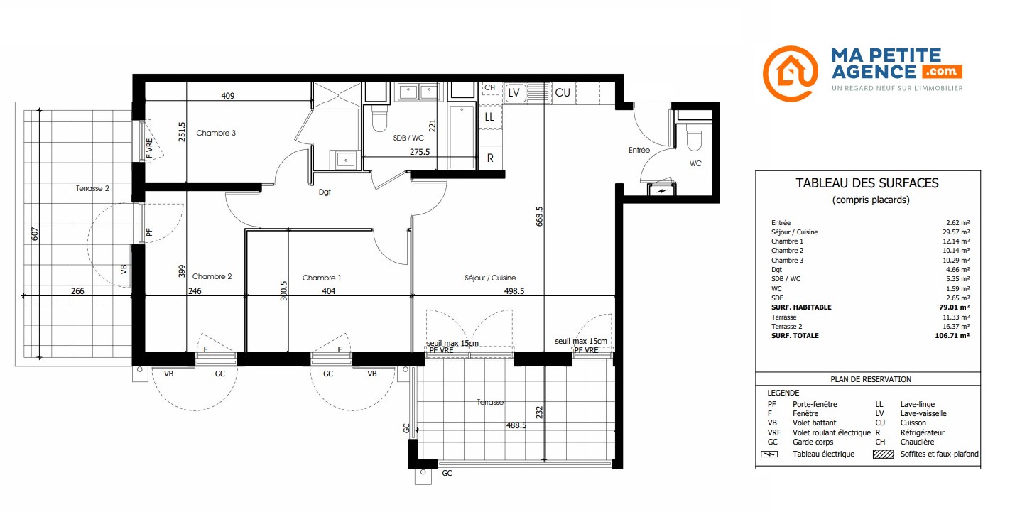 Appartement à vendre à ROGNES 79 m² 410 400 € | Ma Petite Agence
