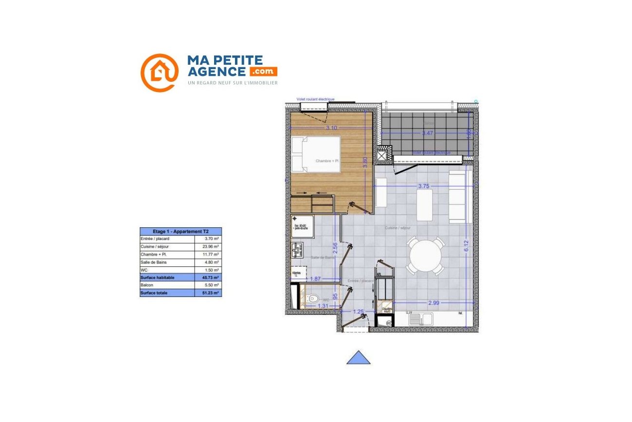 Appartement à vendre à Cluses 46 m² 189 000 € | Ma Petite Agence