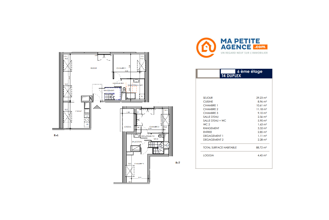 Appartement à vendre à Dijon 88 m² 270 200 € | Ma Petite Agence