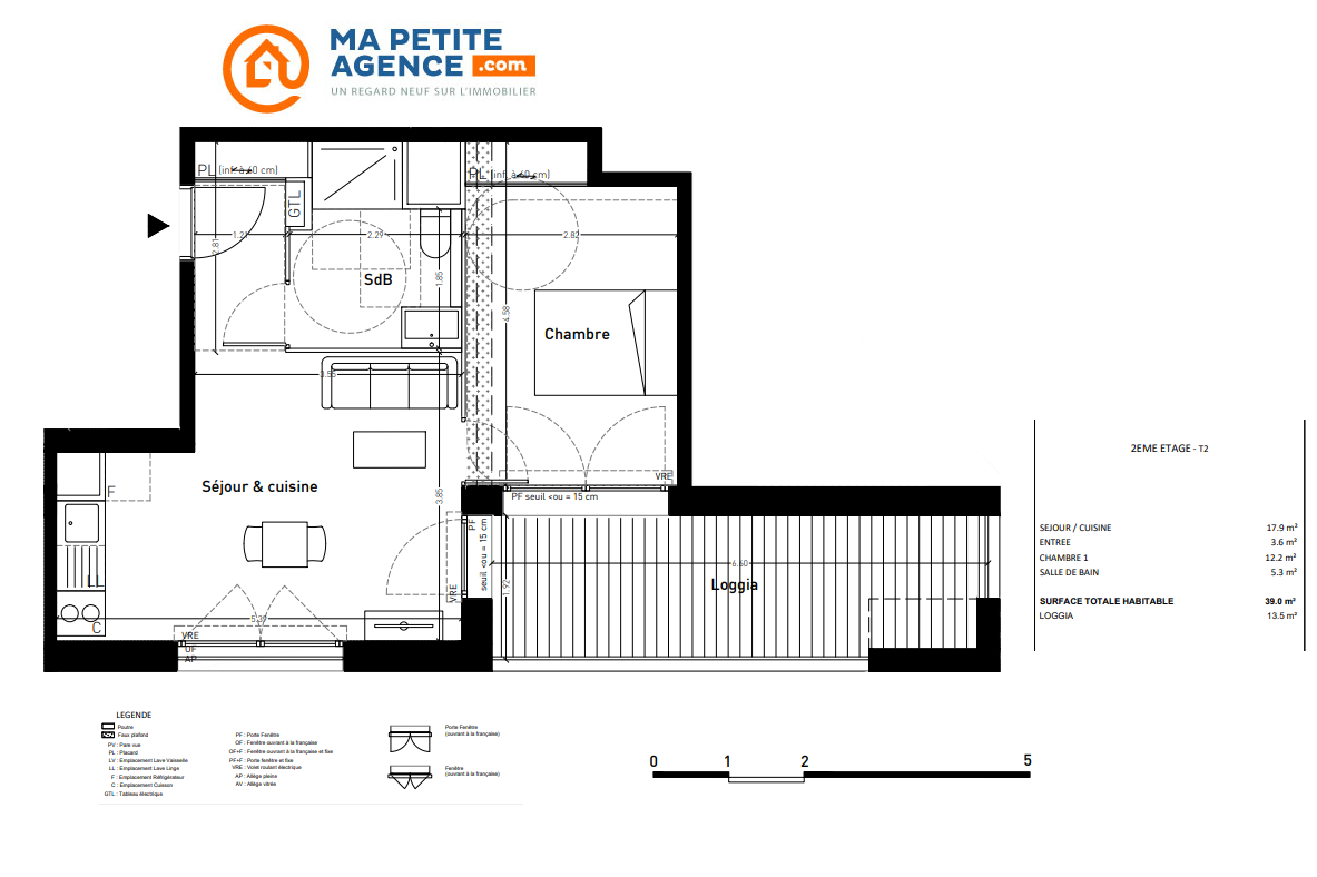 Appartement à vendre à Toulouse 39 m² 213 000 &euro; | Ma Petite Agence
