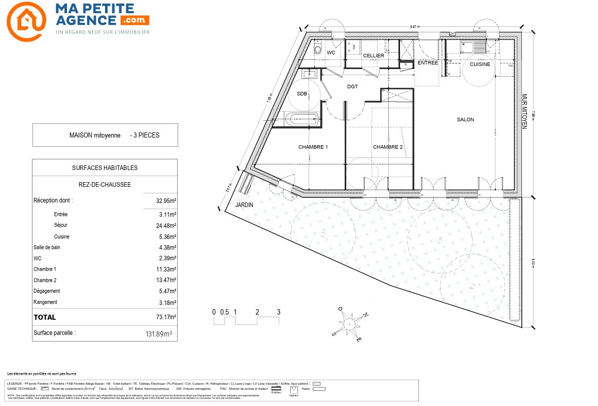 Maison à vendre à Saint-Georges-d'Oléron 73 m² 254 000 € | Ma Petite Agence
