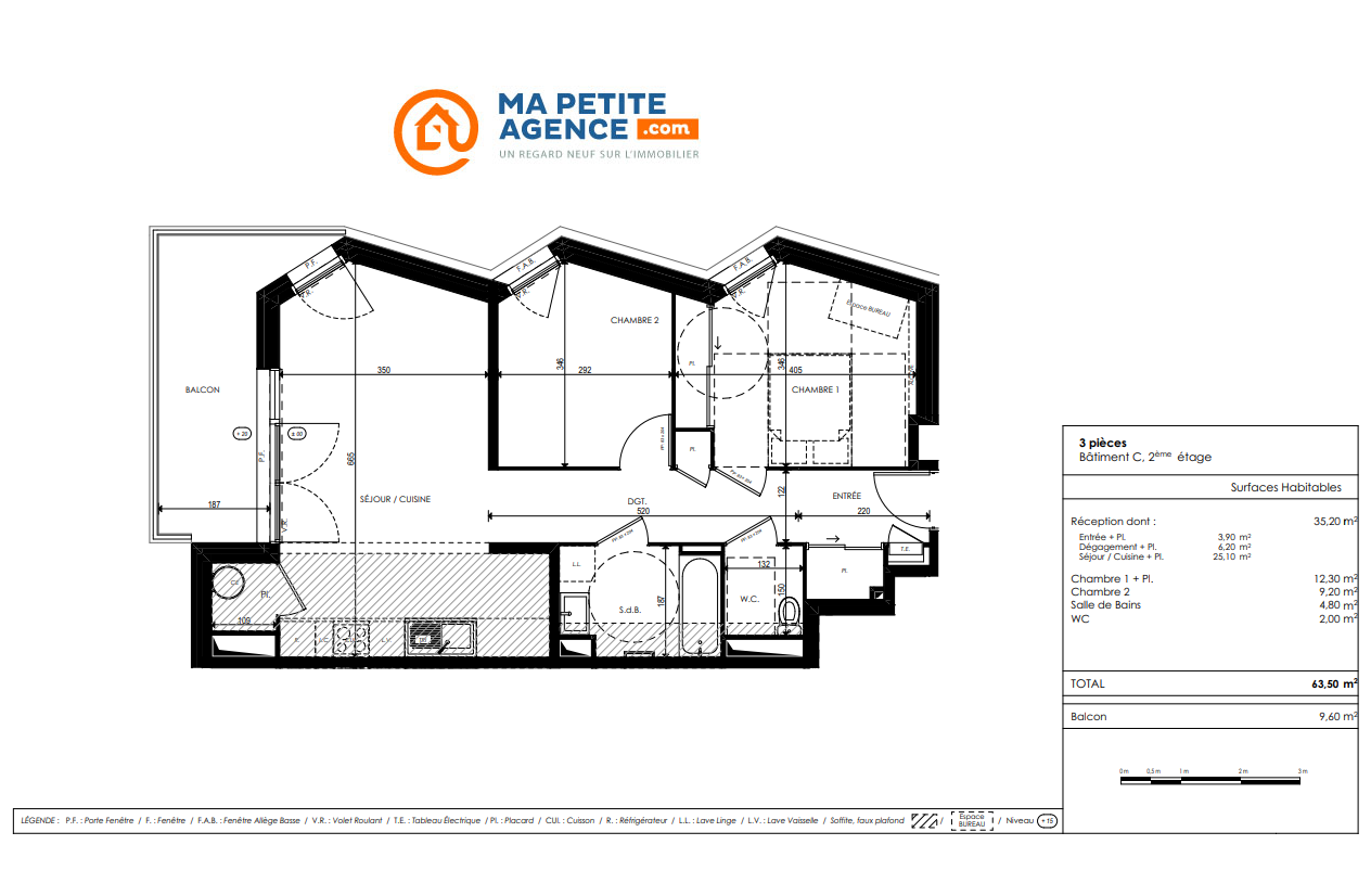 Appartement à vendre à TOULOUSE 64 m² 262 000 € | Ma Petite Agence